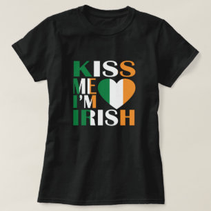 Kiss Me I'm Irish T-Shirt Saint Patrick Day
