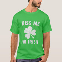 Kiss Me I'm Irish T-shirt - St Patrick's Day T-shi