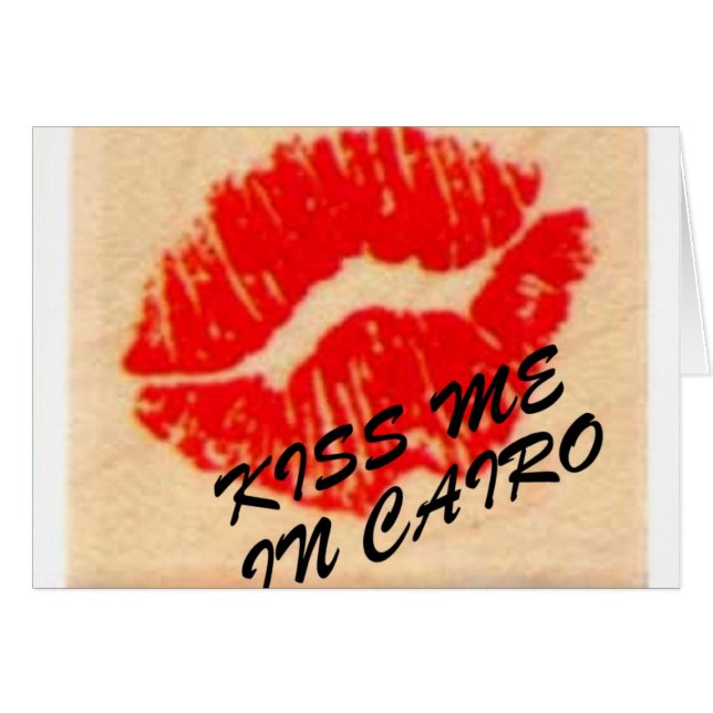 KISS ME IN CAIRO (Voorkant Horizontaal)