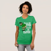 Kiss Me Irish Clover T-shirt (Voorkant volledig)