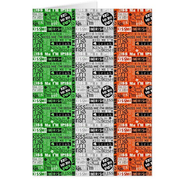 Kiss Me Irish Flag (Voorkant)