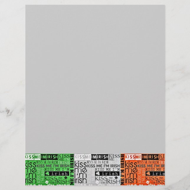 Kiss Me Irish Flag (Voorkant)