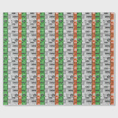Kiss Me Irish Flag Cadeaupapier (Vlak)