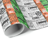 Kiss Me Irish Flag Cadeaupapier (Rol Hoek)