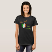 Kiss Me Irish Flag Shamrock T-shirt (Voorkant volledig)