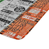 Kiss Me Irish Flag Snijplank (Hoek)