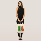 Kiss Me Irish Flag Tote Bag (Voorkant (model))