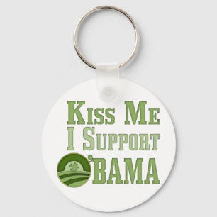 Kiss Me Irish Obama Sleutelhanger