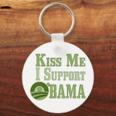 Kiss Me Irish Obama Sleutelhanger (Voorkant)