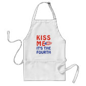 Kiss Me is het vierde Amerikaanse Schort met lipst (Voorkant)