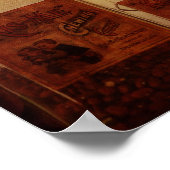 Kiss me Kauwgum Poster (Hoek)