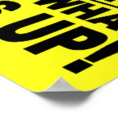 KISS ME Kikker poster, aanpasbaar Poster (Hoek)