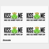 KISS ME Kikker stickers (Vel)