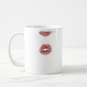 Kiss me lipstick Mark On Koffiemok