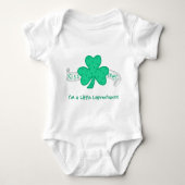 Kiss Me - Little Leprechaun Baby Creeper Romper (Voorkant)