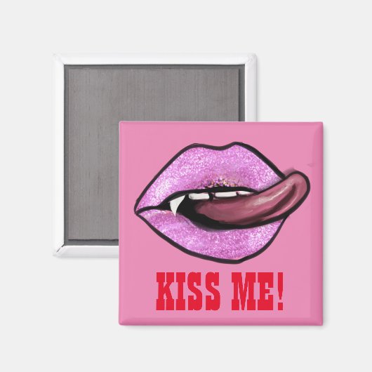 KISS ME MAGNEET (Voorkant / Achterkant)