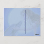 Kiss Me Mermaid en Dolphin Fantasy briefkaart (Achterkant)