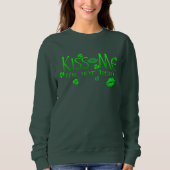 Kiss Me Not Irish Funny Dames Sweatshirt (Voorkant)