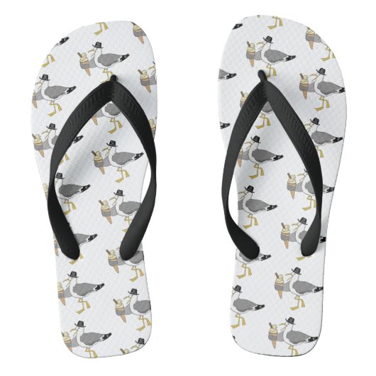 Kiss me Quick Seagull Teenslippers Beach Footwear (Voetbed)