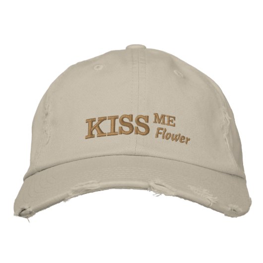 KISS ME retro hoed, mode / Fun feestje trucker pet (Voorkant)