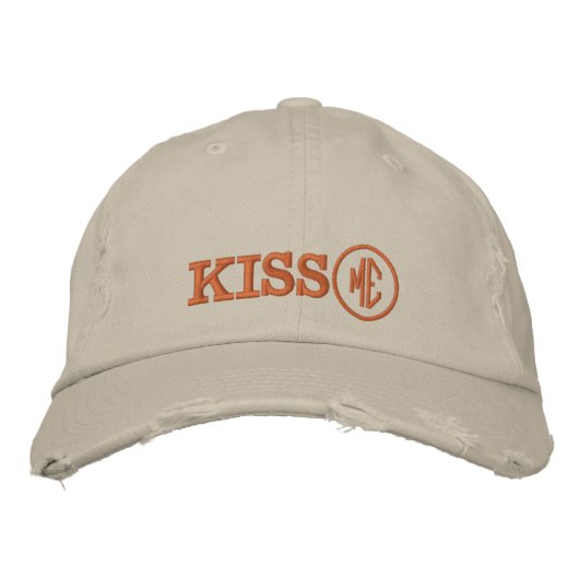 KISS ME retro pet / Leuke feest trucker cap (Voorkant)