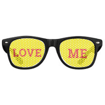 KISS ME retro Shades / Fun Party Sunbril