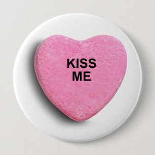 KISS ME RONDE BUTTON 4,0 CM