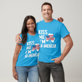 Kiss Me Series (ik ben een Amerikaan) Mannen T-Shi T-shirt (Unisex)