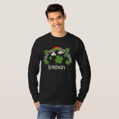 Kiss Me Shamrock  Funny St Patrick's Day Jordan T-shirt (Voorkant volledig)
