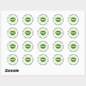 Kiss Me Shenanigans St Patricks Stickers (Vel)