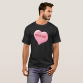 Kiss Me Snoep Heart T-shirt (Voorkant volledig)