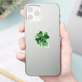 Kiss Me! St. Patrick's Day Sticker (Telefoon)