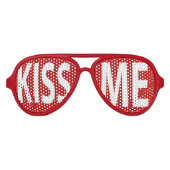  KISS ME Zonnebrillen / Fun Party Shades (Voorkant)