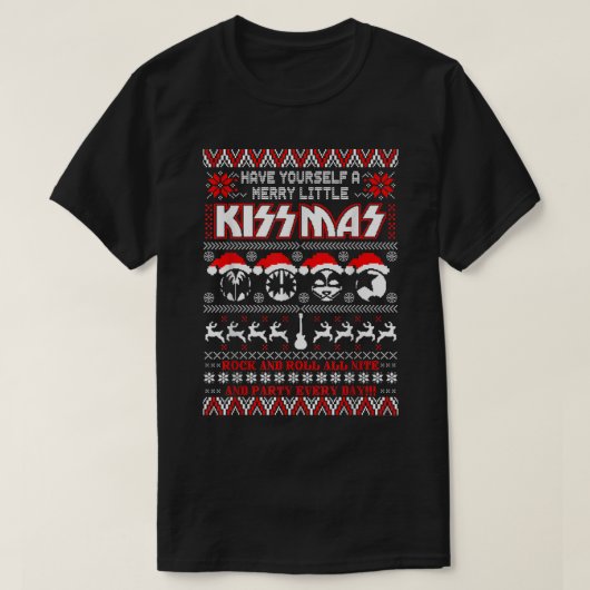 KISS Merry Little KISSmas T-shirt (Design voorkant)