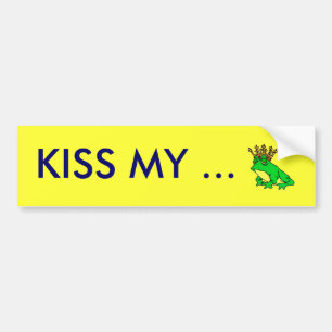 KISS MIJN... BUMPERSTICKER