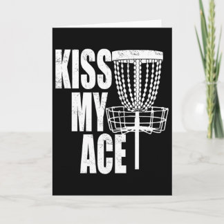 Kiss My Ace Disc Golf Basket - Father's Day Gift  Kaart