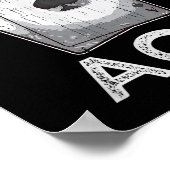 Kiss My Ace Funny Poker Casino Speler Quote T-shir Poster (Hoek)