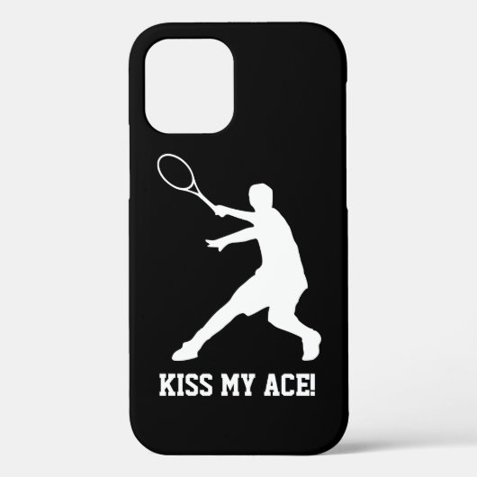 KISS MY ACE grappige tennisspeler citeert geperson Case-Mate iPhone Case (Achterkant)