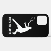 KISS MY ACE grappige tennisspeler citeert geperson Case-Mate iPhone Case (Achterkant (horizontaal))