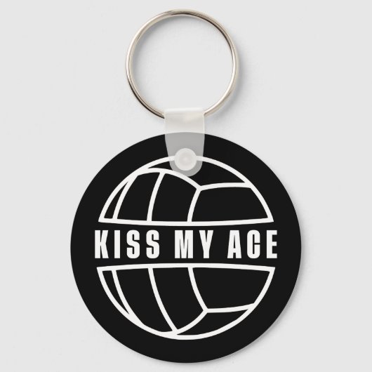 Kiss my Ace Sleutelhanger (Achterkant)