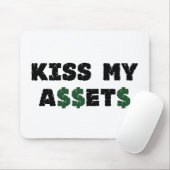 Kiss My Assets Funny Investor Mousepad Muismat (Met muis)