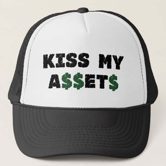 Kiss My Assets Funny Investor Pet (Voorkant)