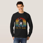 Kiss My Auss Funny Aussie mama Aussie Owner Retro  T-shirt (Voorkant volledig)