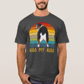 Kiss My Auss Funny Aussie mama Aussie Owner Retro T-shirt (Voorkant)