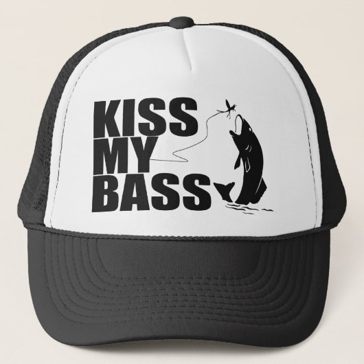 KISS MY BASS Petten (Voorkant)