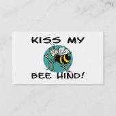 Kiss My Bee Hind Visitekaartje (Achterkant)