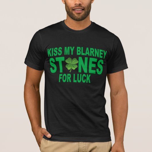 KISS MY BLARNEY STONES T-SHIRT (Voorkant)