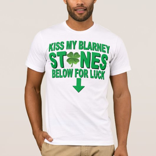 KISS MY BLARNEY STONES T-SHIRT (Voorkant)