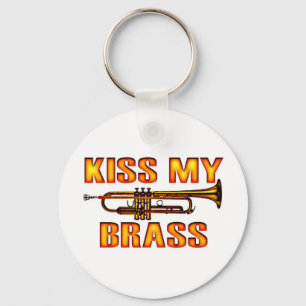 Kiss My Brass Sleutelhanger