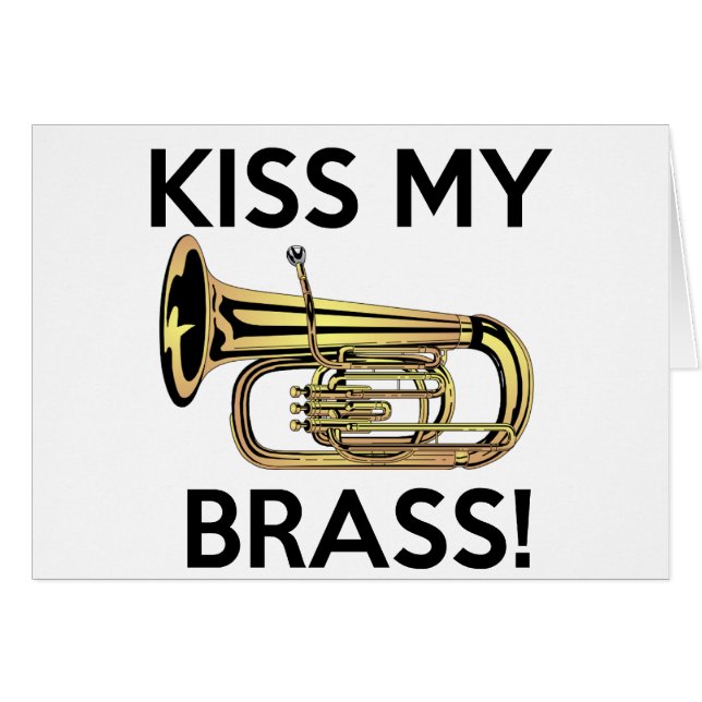 Kiss My Brass, Tuba (Voorkant Horizontaal)